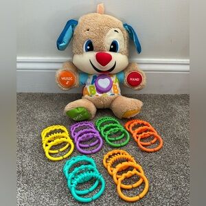 Fisher-Price Smart Stages Puppy plus Bright Starts “Lots of Links” set